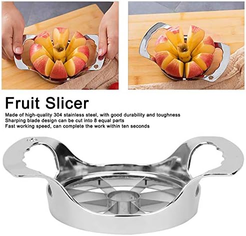 YWBL-WH Fruit Slicer Fruit Slicer 2Pcs Slicer and Corer 304 Stainless