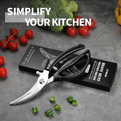 Poultry Shears Heavy Duty for Meat: Easy to Spatchcocking Kitchen
