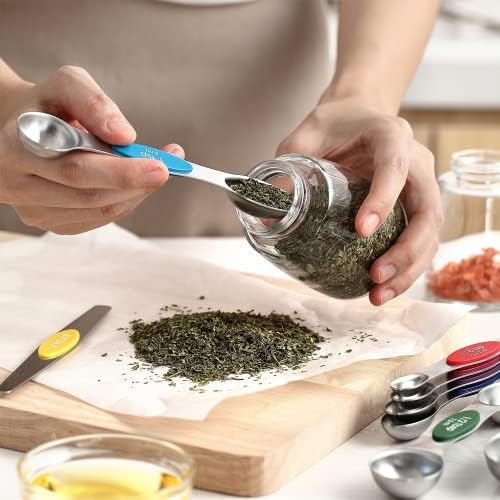 Spring Chef Stainless Steel Measuring Cups & Magnetic Measuring Spoons