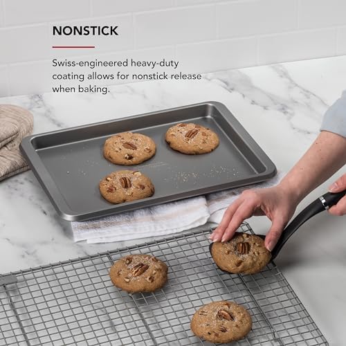 KitchenAid 9x13in Nonstick Aluminized Steel Baking Sheet, Contour