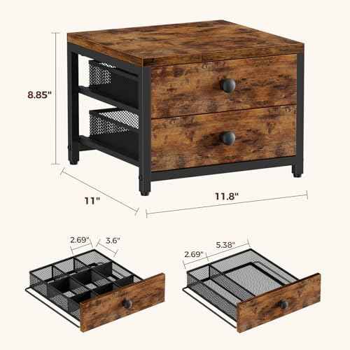 Plaviya Tea Bag Organizer and Storage with 2 Drawers for Countertop