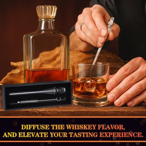 Whiskey Glass Water Pipette,Precision Whisky Dilution Tool,Glass