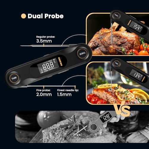 Dual Probe Instant Read Meat Thermometer