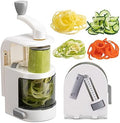 Badelite 4-IN-1 Rotating Blade Vegetable Spiralizer, White
