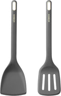 2 Pack Silicone Spatula, Heat Resistant 600°F Silicone Spatulas Set, Turner & by KOBACH