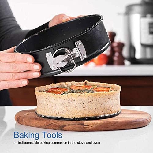 Topyond 3Pcs Cake Pan Set Non Stick Round Springform Baking Tools