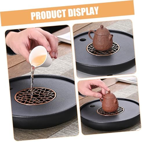 Modern Alloy Trivet Mat for Teapot, Nonslip Tea Warmer Pad