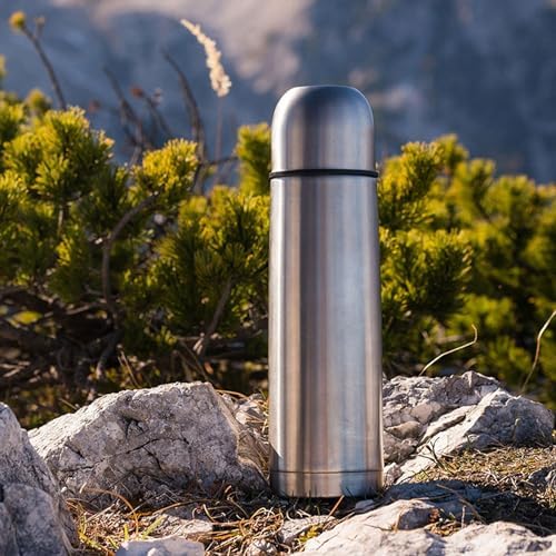 Insulated Thermal Bottle With Cup Stainless Steel Coffee Flask For Hot