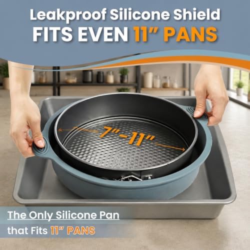 Cheesecake Baking Pans, Non-stick Springform Pan Set & Silicone Sleeve