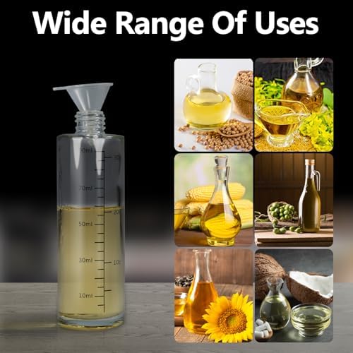 Oil Sprayer for Cooking, 3.5 oz Glass Bottle