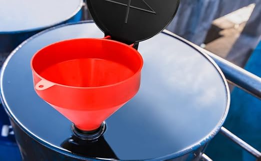 QWORK 4 Quart Lockable Drum Funnel - Image 9
