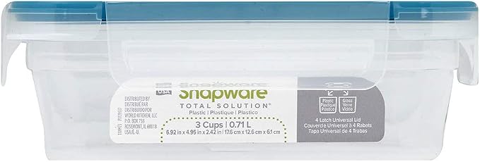 Snapware Total Solutions Plastic Food Storage Containers Set, Airtight & - Image 5