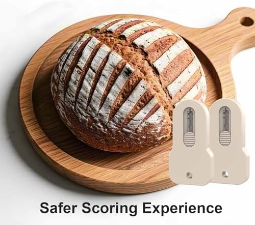 Bread Lame Scorer Set - 2 Pack Magnetic, Retractable Scoring Tool with