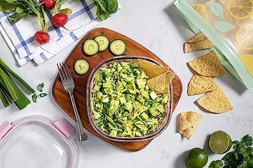Ello DuraGlass Food Storage Glass Lunch Bowl Container - Meal Prep