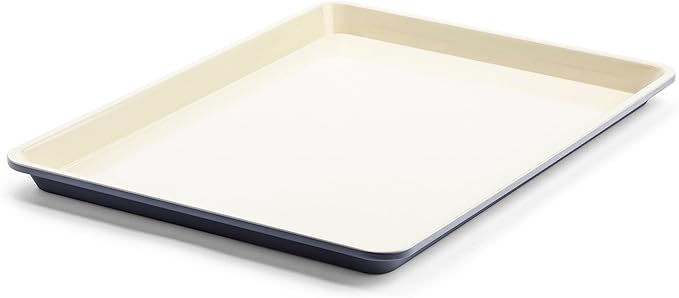 GreenLife Bakeware 18” x 13” Half Cookie Sheet Baking Pan, Non-Toxic PFAS-Free by GreenLife