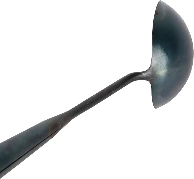 ZhenSanHuan Chinese Traditional HandMade Iron Ladle Wok Tool, Long wok utensils - Image 3