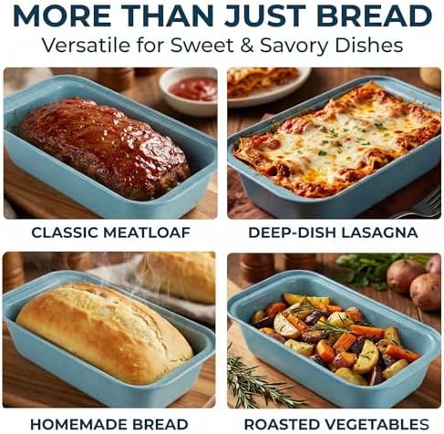 3-Pack Nonstick Loaf Pan, 9x4 in Nonstick Carbon Steel Bread Pans