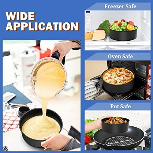P&P CHEF 8 Inch Cake Pan Set, 2Pcs Non-stick Round Baking Cake Pans
