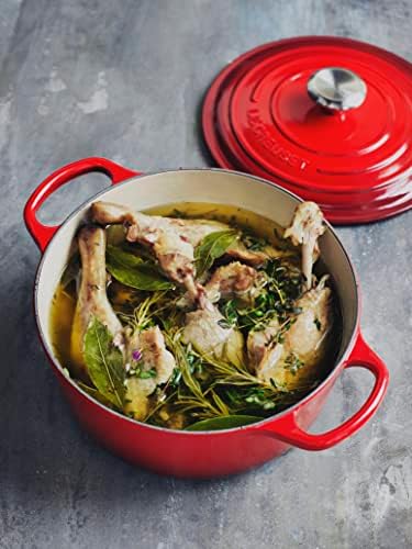 Le Creuset Enameled Cast Iron Round Dutch Oven, 7.25 qt., Cerise