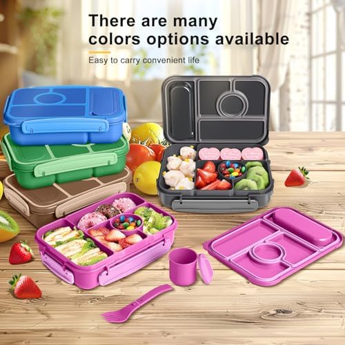 Amathley Bento Box Adult Lunch Box Kids,Lunch Containers for