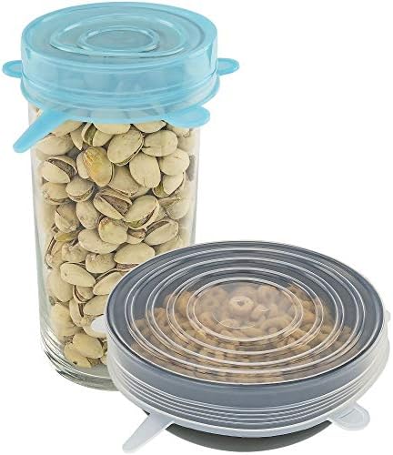 Silicone Stretch Lids, 12-Pack