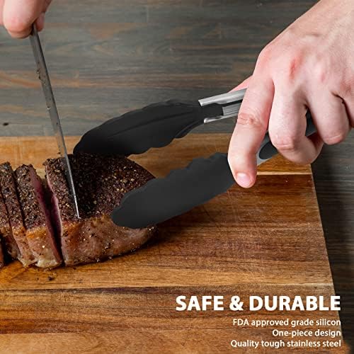 Serving Tongs, 12 Inch, 3 Pack