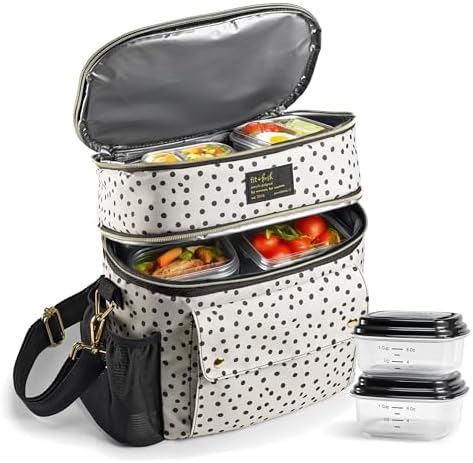 Fit & Fresh Westminster Insulated Lunch Bag with Containers