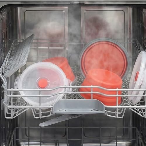 Lily Brown Foldable and Silicones Sealed Food Holders Set Outdoor Meal