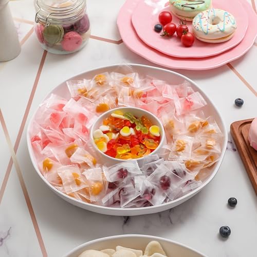 Chip and Dip Serving Set Divided Serving Platter Appetizers and