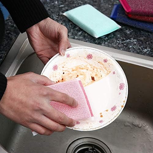 6 Pieces Non-Scratch Scrub Sponges Pads, Cleaning Scrub Sponge, Dish Wash Sponge - Image 7