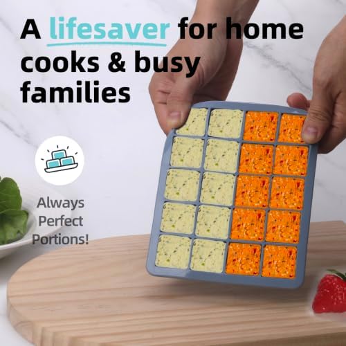 1 Tbsp Silicone Freezer Molds, Silicone Food Freezer Tray | Freezer