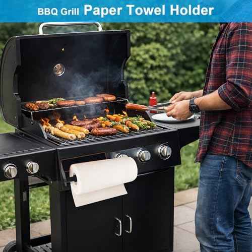 MONEER Magnetic Paper Towel Holder, Black