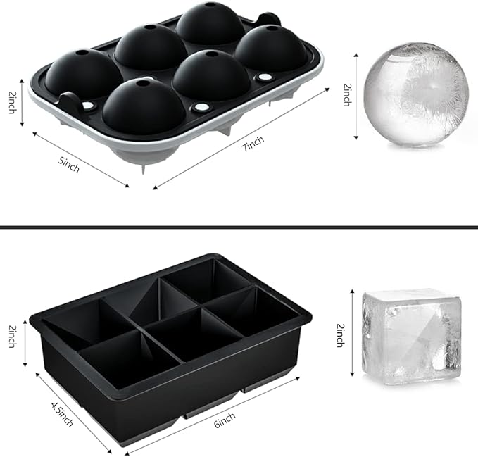 ROTTAY Ice Cube Trays, Sphere Ice Ball Maker - Image 5