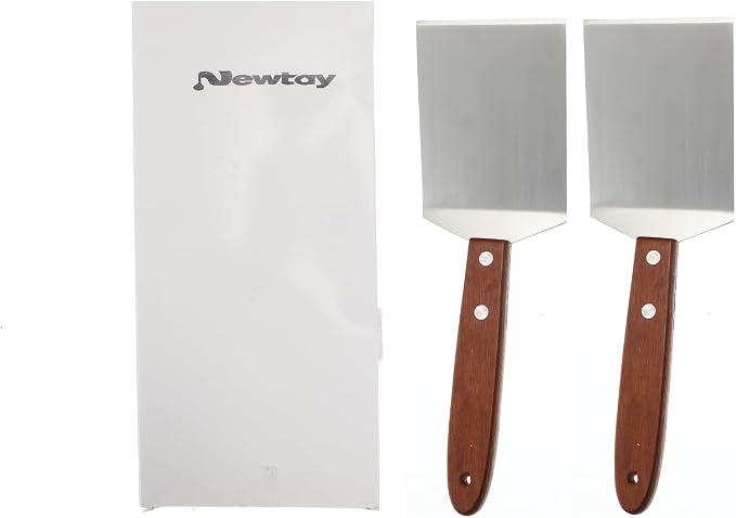 Newtay 2 Pieces Small Brownie Cookie Spatula Metal Stainless Steel Spatula - Image 6