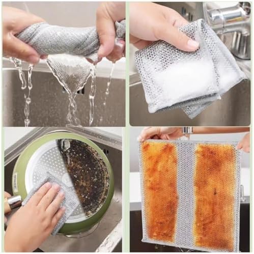 5-in-1 Kitchen Dish Soap Dispenser with Sponge Holder