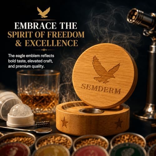 Bourbon Whiskey Smoker Kit with Torch - Old Fashioned Cocktail Smoker