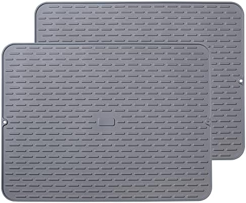 To encounter Silicone Dish Drying Mat - Extral Large 24" x 18" - Set