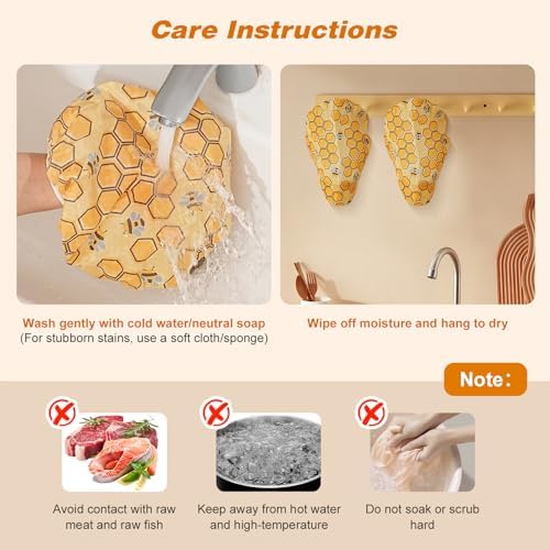 Reusable Beeswax Bowl Covers, 2 Pack, 12 Inch