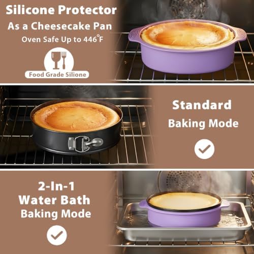 Springform Pan Set of 3 Nonstick Spring Form Pan for Cheesecake