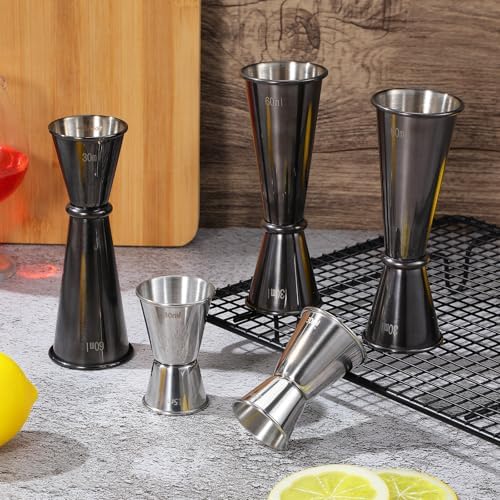 Cocktail Jigger Set 30/60ml Xmas Stainless Steel 15/30ml