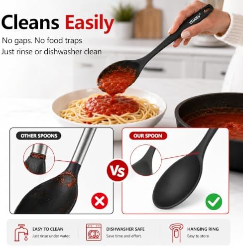 5-Piece Silicone Spatula Turner Set