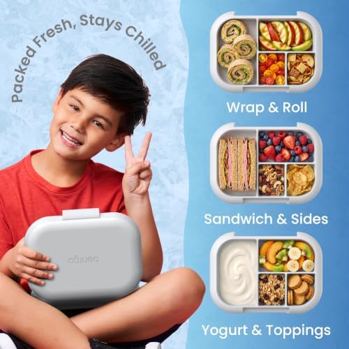 Bentgo Chill Kids 4-Compartment Bento Box Leakproof Lunch Box