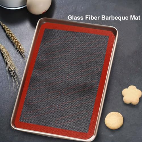 Uonlytech Heat Resistant Silicone and Glass Fiber Non-stick Baking Mat