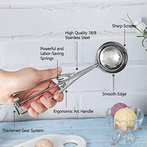 Linwnil Cookie Scoop Set - Small/1 Tablespoon, Medium/2 Tablespoon