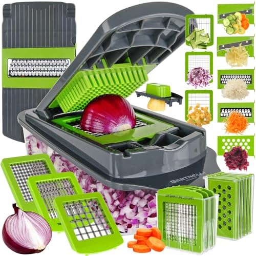 Bartnelli 15-Piece Vegetable Chopper and Food Slicer
