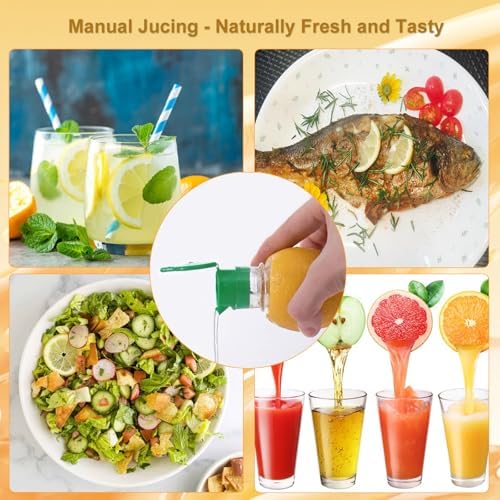 2 Pack Portable Lemon Squeezer Citrus Juicer
