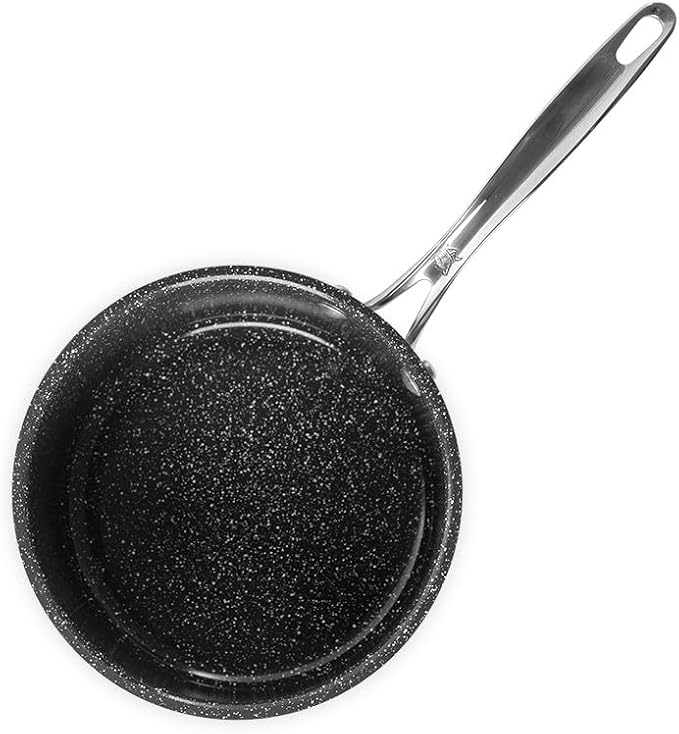 Nordic Ware Basalt Formed Aluminum Sauce Pan, 3 Quart, Ceramic Coating - Image 7