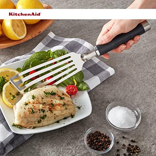 KitchenAid KO024OHOBA Gourmet Stainless Steel Flex Turner,Black