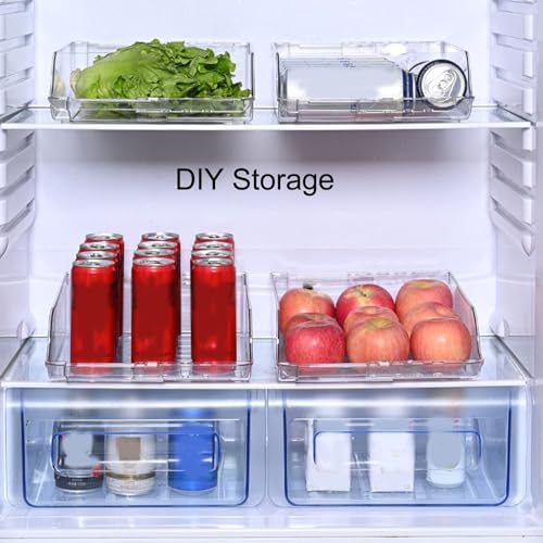Drink Organizer for Fridge, 2PCS Soda Can Dispenser