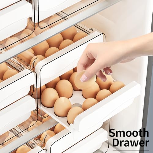 JOYZAN Egg Holder for Fridge 60 Count Large Capactity Egg Storage